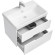 Тумба под раковину Aquaton Оливия 70 1A254301OL010 подвесная Белая матовая