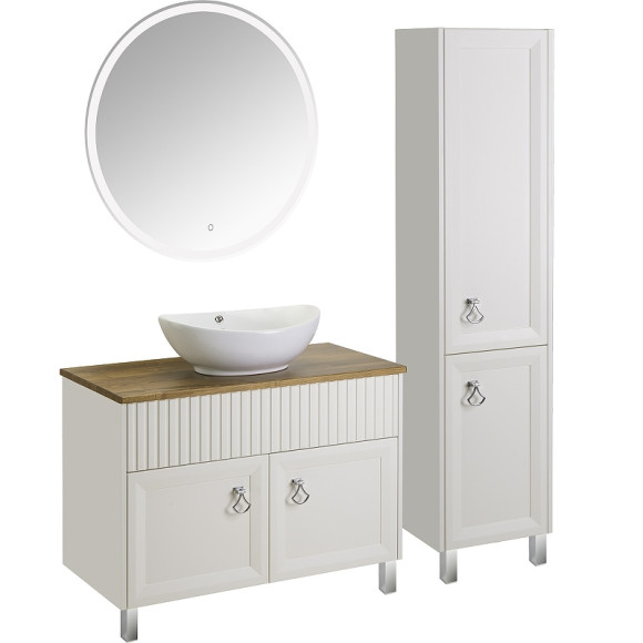 Шкаф пенал ASB-Woodline Риола 40 12420 Слоновая кость Шкаф пенал ASB-Woodline Риола 40 12420 Слоновая кость