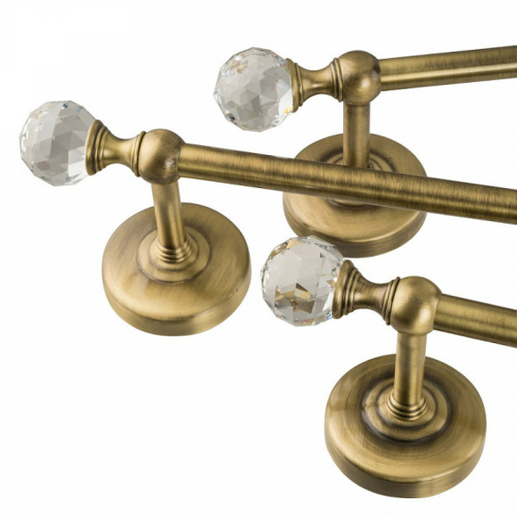 Полотенцедержатель Migliore Amerida 16567 Бронза с кристаллами Swarovski Полотенцедержатель Migliore Amerida 16567 Бронза с кристаллами Swarovski