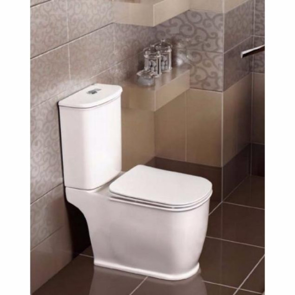 Унитаз компакт BelBagno Prado BB10150CP без бачка и сиденья Унитаз компакт BelBagno Prado BB10150CP без бачка и сиденья