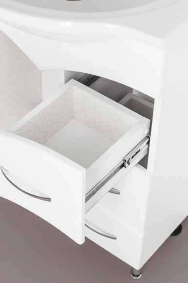 Тумба под раковину Style Line Эко Стандарт 22 Байкал 65 Белый глянец Тумба под раковину Style Line Эко Стандарт 22 Байкал 65 Белый глянец