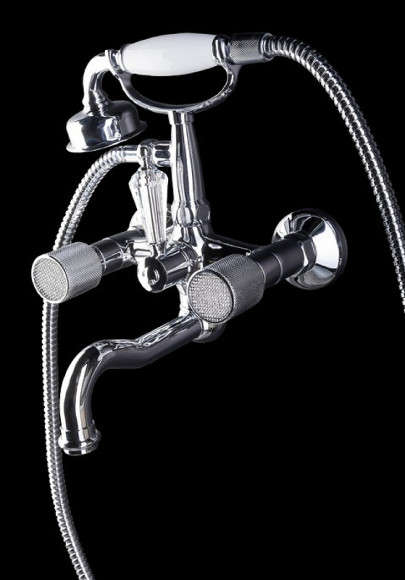 Смеситель для ванны Boheme Royal Cristal 273-Royal Хром