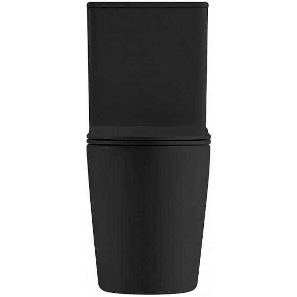 Унитаз компакт Abber Bequem AC1112TMB Черный матовый с бачком и сиденьем Микролифт Унитаз компакт Abber Bequem AC1112TMB Черный матовый с бачком и сиденьем Микролифт