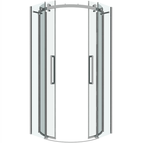 Душевой уголок Grossman Classic 100х100 301.K33.04.1010.10.00 профиль Хром стекло прозрачное