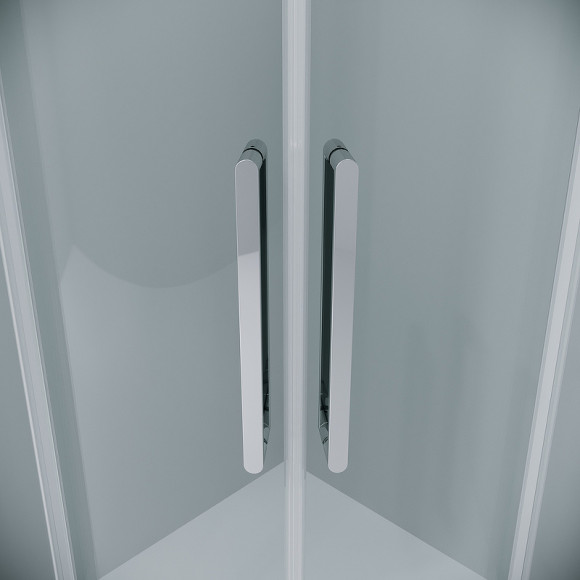 Душевой уголок Grossman Classic 100х100 301.K33.04.1010.10.00 профиль Хром стекло прозрачное