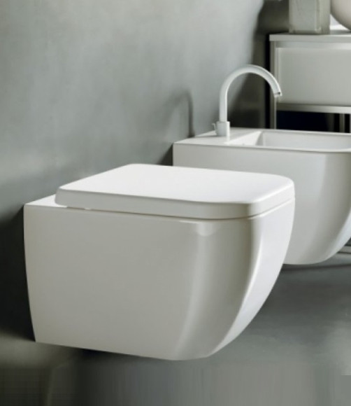 Унитаз Hatria Bianca Y3AK01 подвесной без сиденья Унитаз Hatria Bianca Y3AK01 подвесной без сиденья