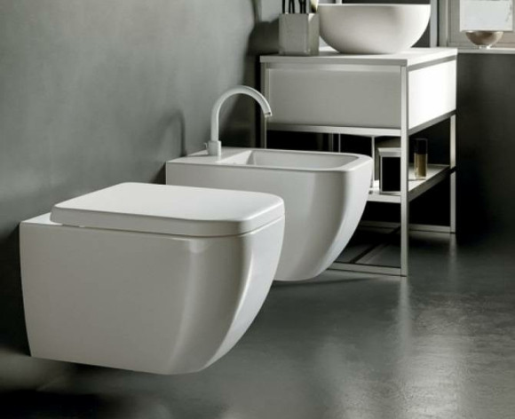 Унитаз Hatria Bianca Y3AK01 подвесной без сиденья Унитаз Hatria Bianca Y3AK01 подвесной без сиденья