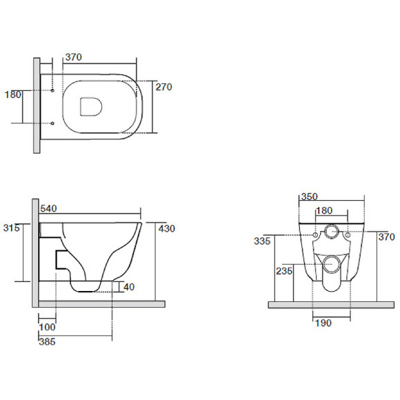 Унитаз Kerasan Tribeca 511481 подвесной Nocciola без сиденья Унитаз Kerasan Tribeca 511481 подвесной Nocciola без сиденья
