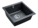 Кухонная мойка Paulmark Gera 50 PM104546-BLM Черный металлик Кухонная мойка Paulmark Gera 50 PM104546-BLM Черный металлик