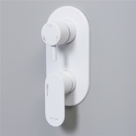 Душевая система WasserKRAFT А85161 Белая матовая Душевая система WasserKRAFT А85161 Белая матовая