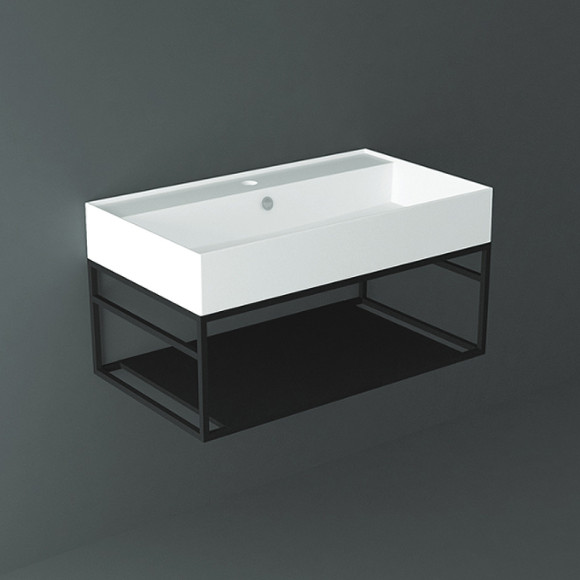 Консоль под раковину Simas Agile 80 AGSS81 Черная матовая Консоль под раковину Simas Agile 80 AGSS81 Черная матовая