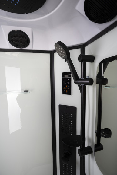 Душевая кабина Niagara Premium 90x90 NG-6901-01GD Black с гидромассажем Душевая кабина Niagara Premium 90x90 NG-6901-01GD Black с гидромассажем