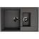 Кухонная мойка Ulgran Quartz Prima 780 1,5 K-09 Асфальт Кухонная мойка Ulgran Quartz Prima 780 1,5 K-09 Асфальт