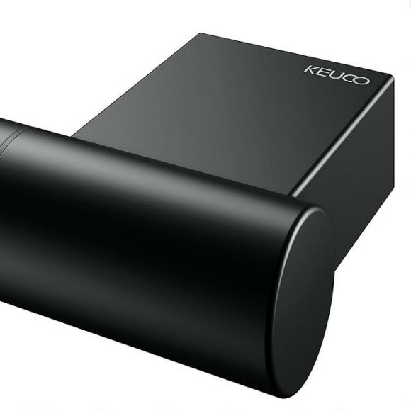 Полотенцедержатель Keuco Plan 14901 370600 Черный матовый Полотенцедержатель Keuco Plan 14901 370600 Черный матовый
