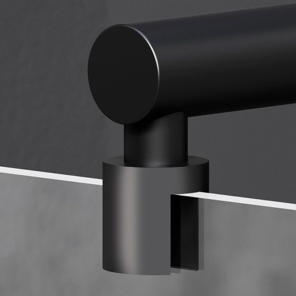 Душевая перегородка AM.PM X-Joy 90 W94WI-90-F1-BTE профиль Черный стекло прозрачное Душевая перегородка AM.PM X-Joy 90 W94WI-90-F1-BTE профиль Черный стекло прозрачное