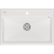 Кухонная мойка Paulmark Stepia 80 PM117551-WH Белая Кухонная мойка Paulmark Stepia 80 PM117551-WH Белая