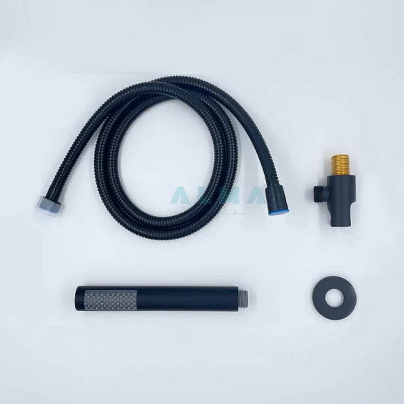 Душевая система ALMAes Sakari TVZ-0890 Черная матовая Душевая система ALMAes Sakari TVZ-0890 Черная матовая