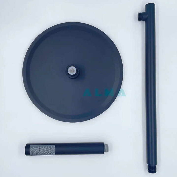 Душевая система ALMAes Sakari TVZ-0890 Черная матовая Душевая система ALMAes Sakari TVZ-0890 Черная матовая