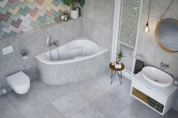 Акриловая ванна Excellent Newa Plus 160х95 R WAEX.NEP16WH без гидромассажа Акриловая ванна Excellent Newa Plus 160х95 R WAEX.NEP16WH без гидромассажа