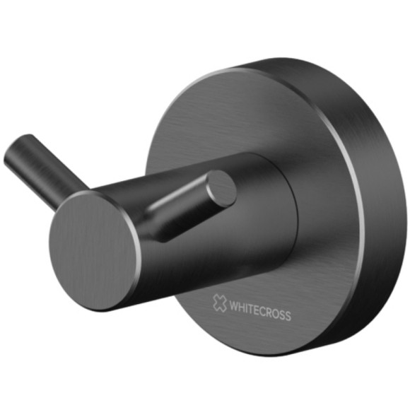 Двойной крючок Whitecross Ergo gunmetal ER2212GM Оружейная сталь