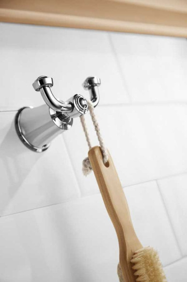 Двойной крючок Cezares Liberty CZR-F-8988 Хром