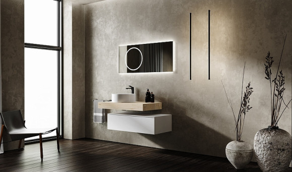 Тумба Jorno Modulare 80 Mdlr.01.80/P/W/JR подвесная Белая