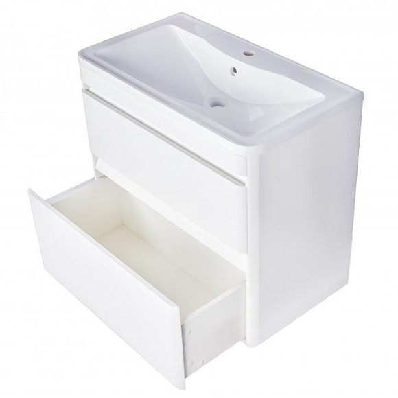 Тумба под раковину Style Line Атлантика Люкс Plus 60 СС-00002206 подвесная Антискрейч Тумба под раковину Style Line Атлантика Люкс Plus 60 СС-00002206 подвесная Антискрейч