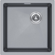 Кухонная мойка Paulmark Lumi 45 UNI-Skew LU45SK-GRM Серый металлик