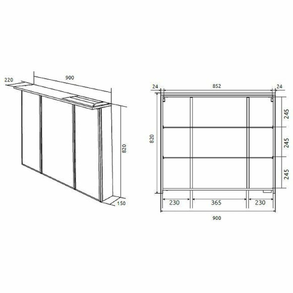 Зеркальный шкаф 1MarKa Соната 75 Ц0000007616 с подсветкой  Белый глянец