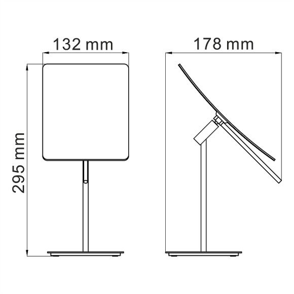 Косметическое зеркало WasserKRAFT K-1006 с увеличением Хром