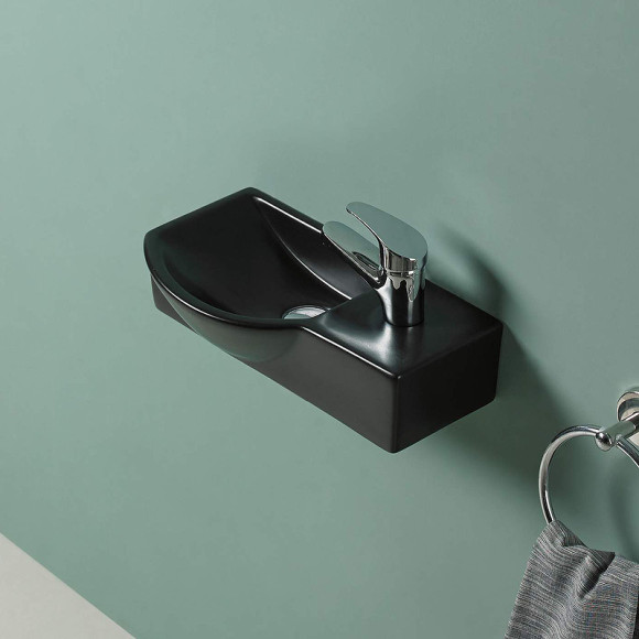 Раковина WeltWasser Aisbach 7940 MT-BL R 40 10000008689 Черная матовая Раковина WeltWasser Aisbach 7940 MT-BL R 40 10000008689 Черная матовая