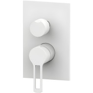 Смеситель для душа Paffoni Ringo RIN018BO/M Белый матовый