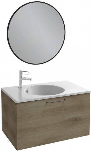 Зеркало Jacob Delafon Odeon Rive Gauche 70 EB1177-S14 Черный сатин