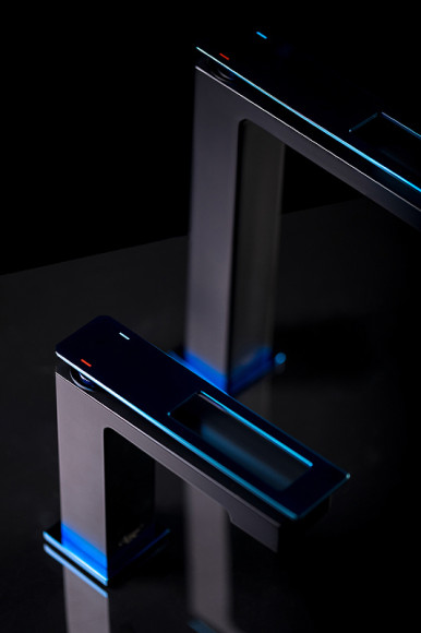 Смеситель для раковины Boheme Q 142-BUW Черный Синий Смеситель для раковины Boheme Q 142-BUW Черный Синий