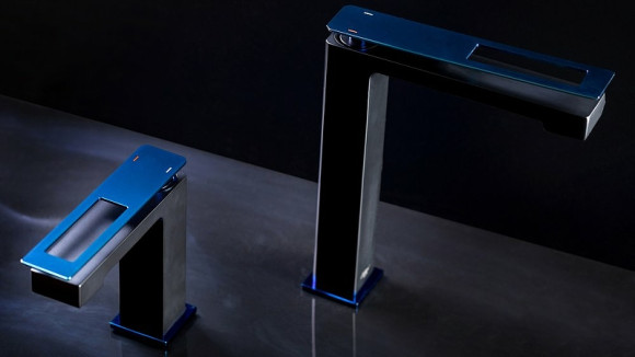 Смеситель для раковины Boheme Q 142-BUW Черный Синий Смеситель для раковины Boheme Q 142-BUW Черный Синий