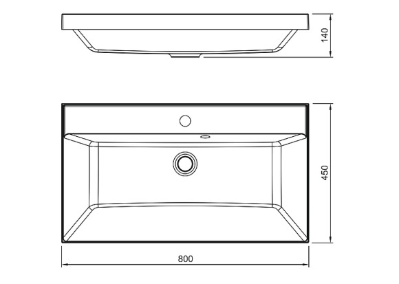 Раковина Florentina Астория 80 10.170.00800.001 Белая Раковина Florentina Астория 80 10.170.00800.001 Белая
