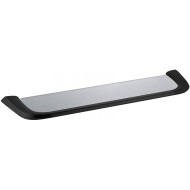 Стеклянная полка Abber Nord AA1555B Черная матовая