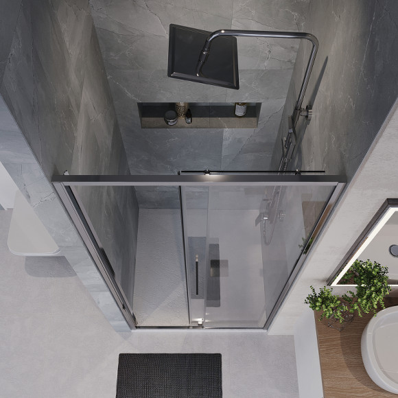 Душевая дверь Niagara Nova 110 NG-64-11A профиль Хром стекло прозрачное Душевая дверь Niagara Nova 110 NG-64-11A профиль Хром стекло прозрачное