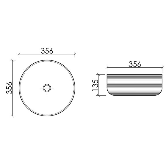Раковина-чаша Ceramicanova Element 36 CN6073MH Антрацит матовый Раковина-чаша Ceramicanova Element 36 CN6073MH Антрацит матовый