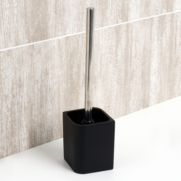 Ершик для унитаза WasserKRAFT Elba K-2727 Черный матовый