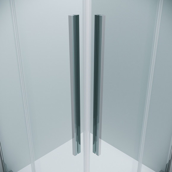 Душевой уголок Grossman Galaxy 90х90 300.K33.01.9090.10.00 профиль Хром стекло прозрачное