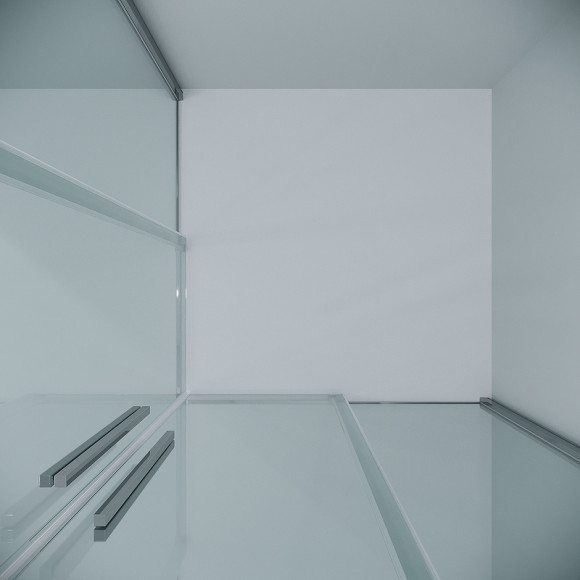 Душевой уголок Grossman Galaxy 90х90 300.K33.01.9090.10.00 профиль Хром стекло прозрачное