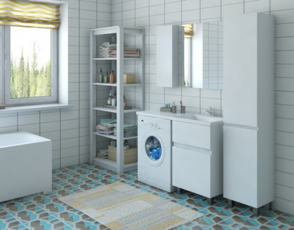 Шкаф пенал Эстет Dallas Luxe 40 R ФР-00001950 Белый