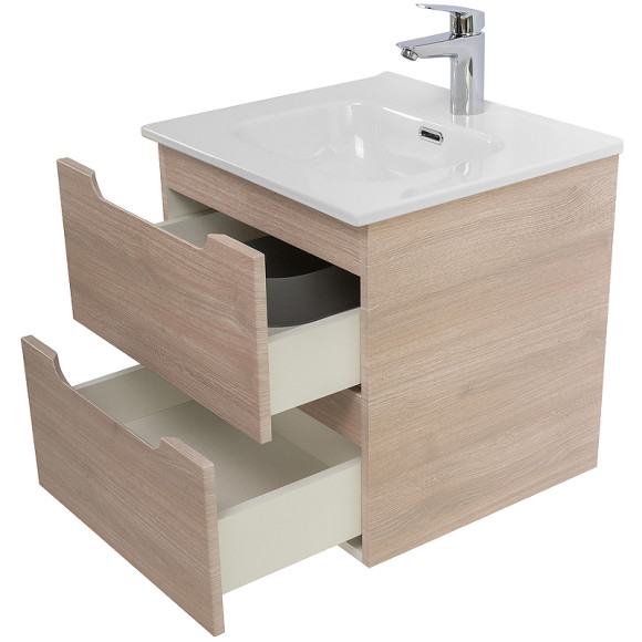 Тумба под раковину BelBagno Etna 50 ETNA-500-2C-SO-RG подвесная Rovere Grigio Тумба под раковину BelBagno Etna 50 ETNA-500-2C-SO-RG подвесная Rovere Grigio