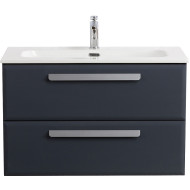 Тумба под раковину Cezares Eco-Cer-N 80 ECO-CER-N-800-2C-SO-GR-P подвесная Grafito без ручек