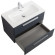 Тумба под раковину Cezares Eco-Cer-N 80 ECO-CER-N-800-2C-SO-GR-P подвесная Grafito без ручек