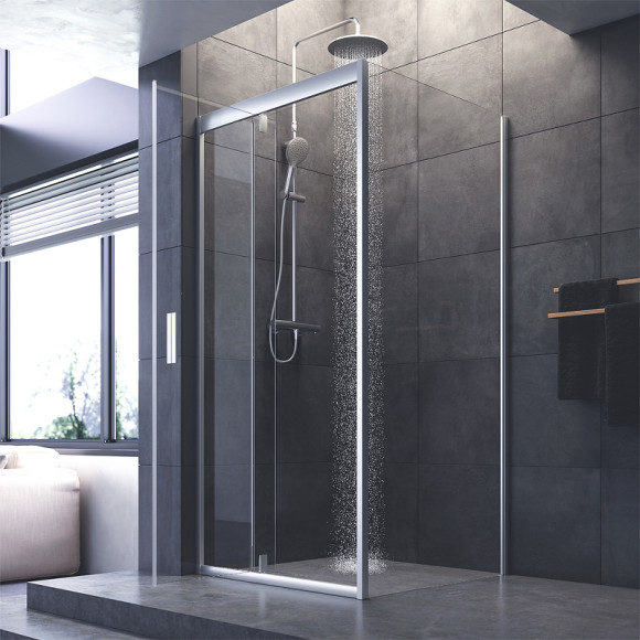 Душевой уголок AM.PM Gem 90х90 W90G-404-090MT профиль Серебро матовое стекло прозрачное Душевой уголок AM.PM Gem 90х90 W90G-404-090MT профиль Серебро матовое стекло прозрачное