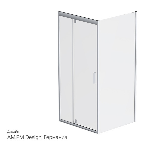 Душевой уголок AM.PM Gem 90х90 W90G-404-090MT профиль Серебро матовое стекло прозрачное Душевой уголок AM.PM Gem 90х90 W90G-404-090MT профиль Серебро матовое стекло прозрачное