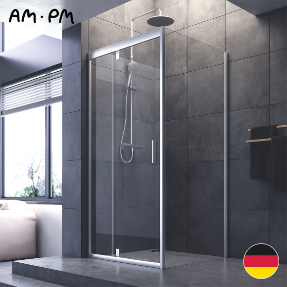 Душевой уголок AM.PM Gem 90х90 W90G-404-090MT профиль Серебро матовое стекло прозрачное Душевой уголок AM.PM Gem 90х90 W90G-404-090MT профиль Серебро матовое стекло прозрачное