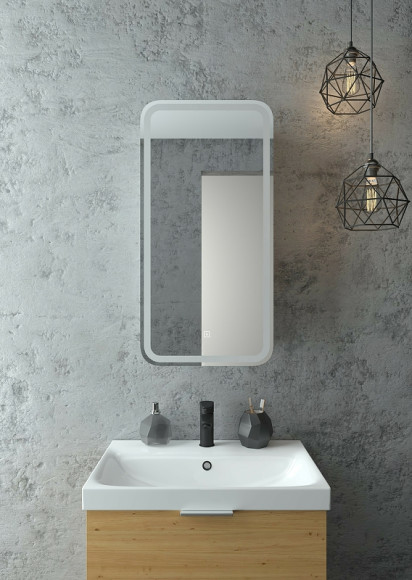 Зеркальный шкаф Континент Elliott LED 40 R МВК057 с подсветкой Белый Зеркальный шкаф Континент Elliott LED 40 R МВК057 с подсветкой Белый